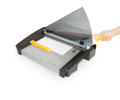 Trimmers and Guillotines - Guillotines - Fellowes SafeCut™ Guillotines are designed for high-performance, precise cuts using high-quality materials. The unique SafeCut™ Guard makes them also safe to use and easy to operate. 