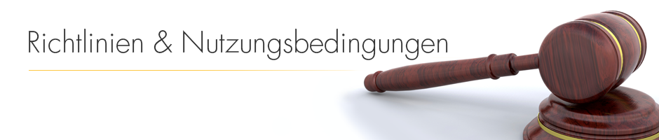 Richtlinien & Nutzungsbedingungen