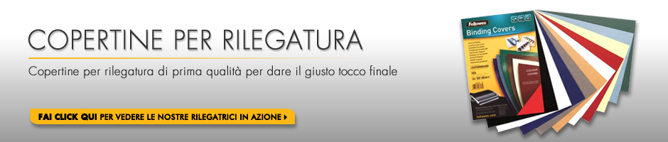 Copertine per rilegatura di prima qualità per dare il giusto tocco finale