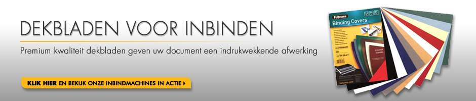 Dekbladen voor inbinden