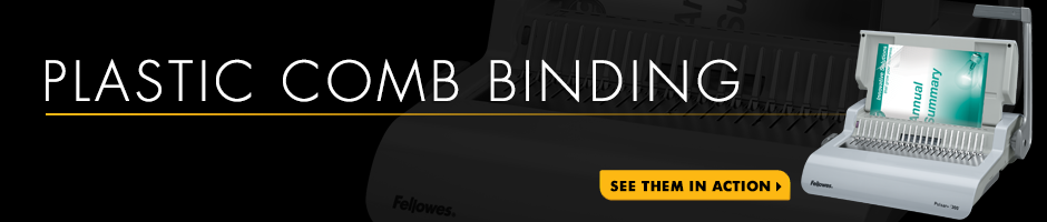 Plastic Comb Binding Machines