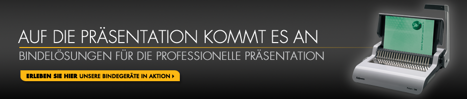 Bindelösungen für die professionelle Präsentation von Dokumenten