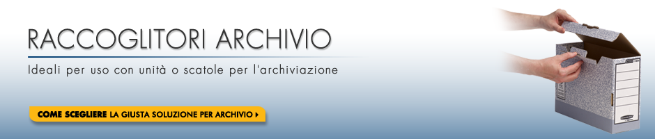 Raccoglitori Archivio - Ideali per uso con unità o scatole per l'archiviazione
