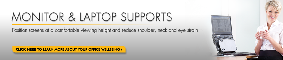 Workspace Ergonomics - Monitor and Laptop Supports