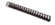 Plastic Combs - Round Back, 3/4", 150 sheets, Black, 100 pack__52367.png