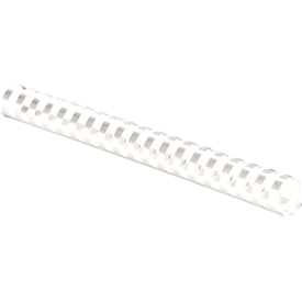 Plastic Combs - Oval Back, 1-1/4", 230 sheets, White, 50 pk__52396.png
