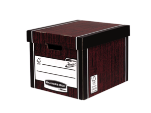Bankers Box Premium PRESTO™ Tall Box - Woodgrain__BB_PremTallStorageBoxWGClosed_72605_LF.png