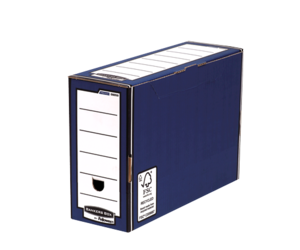 Boîte d'archives Bankers Box® PREMIUM bleue 127 mm__BB_PremTransFileBLUClosed_00059_LF.png
