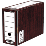 Premium 127mm Transfer File - Woodgrain