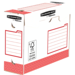 Heavy Duty 100mm A4+ Transfer File  - Red 20pk