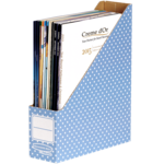 Style Magazine File Blue/White 10pk