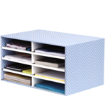 Desktop Sorter Blue/White 1pk
