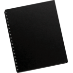 Futura™ Presentation Covers  - Letter, Black, 25 pack__52249.png
