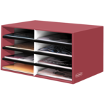 Bankers Box®  Literature Sorter - Letter, Persimmon Red__61403.png