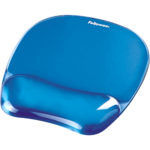 Crystal™ Gel Mouse Pad Wrist Rest Blue