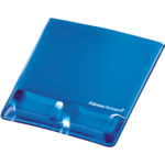 Health-V™ Crystal Mousepad Wrist Support Blue