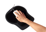 Easy Glide Gel Wrist Rest and Mouse Pad - Black__93730_inuse_Black.png