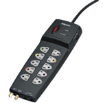 10 Outlet Power Guard Surge Protector with Phone/DSL, coax, Ethernet__99115.png