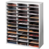 Literature Organizer - 36 Compartment, Letter, Dove Gray__25061_25071_clear.png