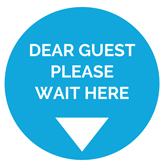 Printable - Please Wait Here Sign - Fellowes®