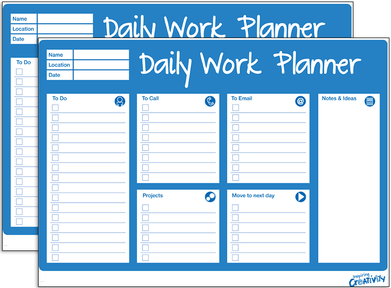 Free Printable Daily Work Planner FREE PRINTABLE TEMPLATES