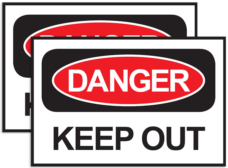 Printables - Danger - Keep Out Sign - Fellowes®