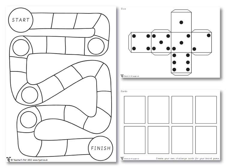 Printables - Board Game Template - Fellowes®