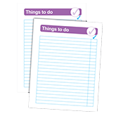 Printable To Do List Template Fellowes