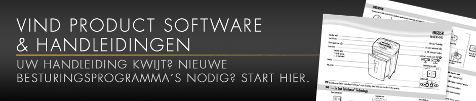 Vind product software & handleidingen
