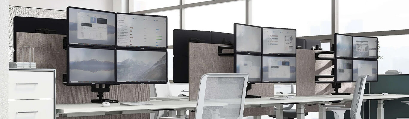 Quad Monitor Arms