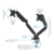 Platinum Series Doppel-Monitorarm