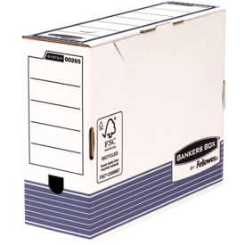 System A4 transfer archiefdoos 100mm - blauw