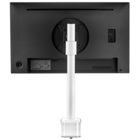 Skylon single monitor riser pole mounted with clamp