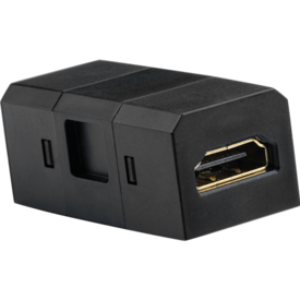 Le module HDMI pour Qi Power-Spot® remplace l'espace vide du Qi Power-Spot® par un port HDMI. Proposé dans une finition noire élégante.  