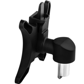 Black mounting bracket with detachable VESA plate