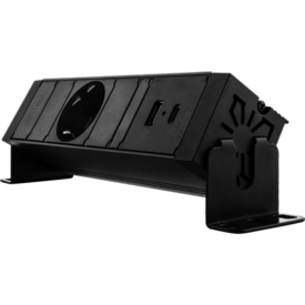 Desk Up® 1.0 - 1x 230V, USB-C/A Negro