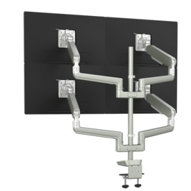 RisingEX4-FM™ Series Quad Monitor Arm, Sage - Fellowes®