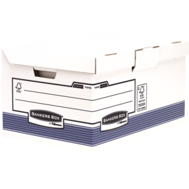 Maxi Contenedor Archivos Tapa Fija System (Azul)