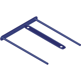 Fasteners de alambre recubiertos de plástico D-Clip (100mm) Azul