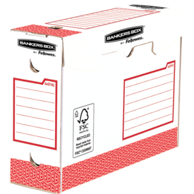 Basic Heavy Duty A4+ transfer archiefdoos 100mm - rood (20pk)