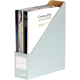Style Magazine File Green/White 10pk