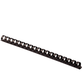 Plastic Combs - 1/2", 90 sheets, Black, 25 pack