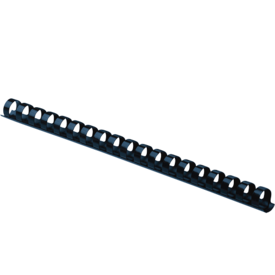 Plastic Combs - Round Back, 3/8", 55 sheets, Navy, 100 pack