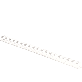 Plastic Combs - Round Back, 1/2", 90 sheets, White, 100 pack__52372.png