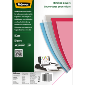 Clear PET Binding Cover 150MIC A4 x 100PK