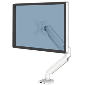 Support articulé pour un écran Platinum Series - blanc