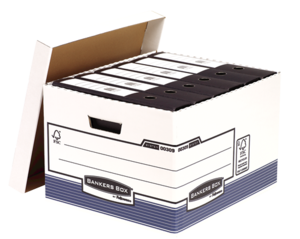 Contenedor de Archivos FOLIO System (Azul/Blanco)