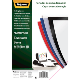 Capas em Polipropileno A4 500 mícrons Transparente Pack de 100 unid.
