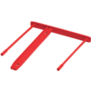 Clip pour archives - 85 mm - Rouge - 100 pk