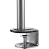 Silver clamp with pole - part of the Skylon Monitor Arm